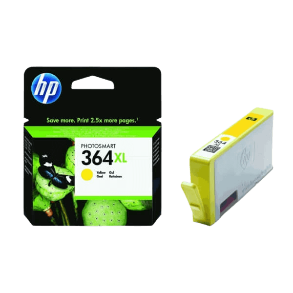 HP Original 364XL CB325EE gul bläckpatron | Innehåll: 6 ml.