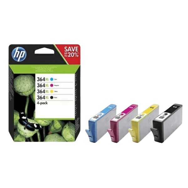 HP Original 364XL N9J74AE CMYK rabattpaket | Innehåll: 2800 sidor