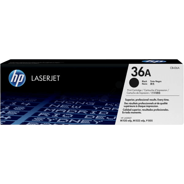 HP Original 36A CB436A svart toner | Innehåll: 2000 sidor