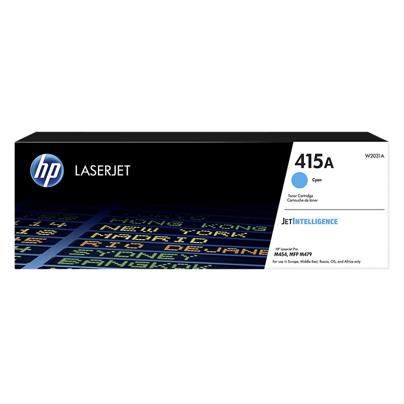 HP Original 415A W2031A cyan toner | Innehåll: 2100 sidor