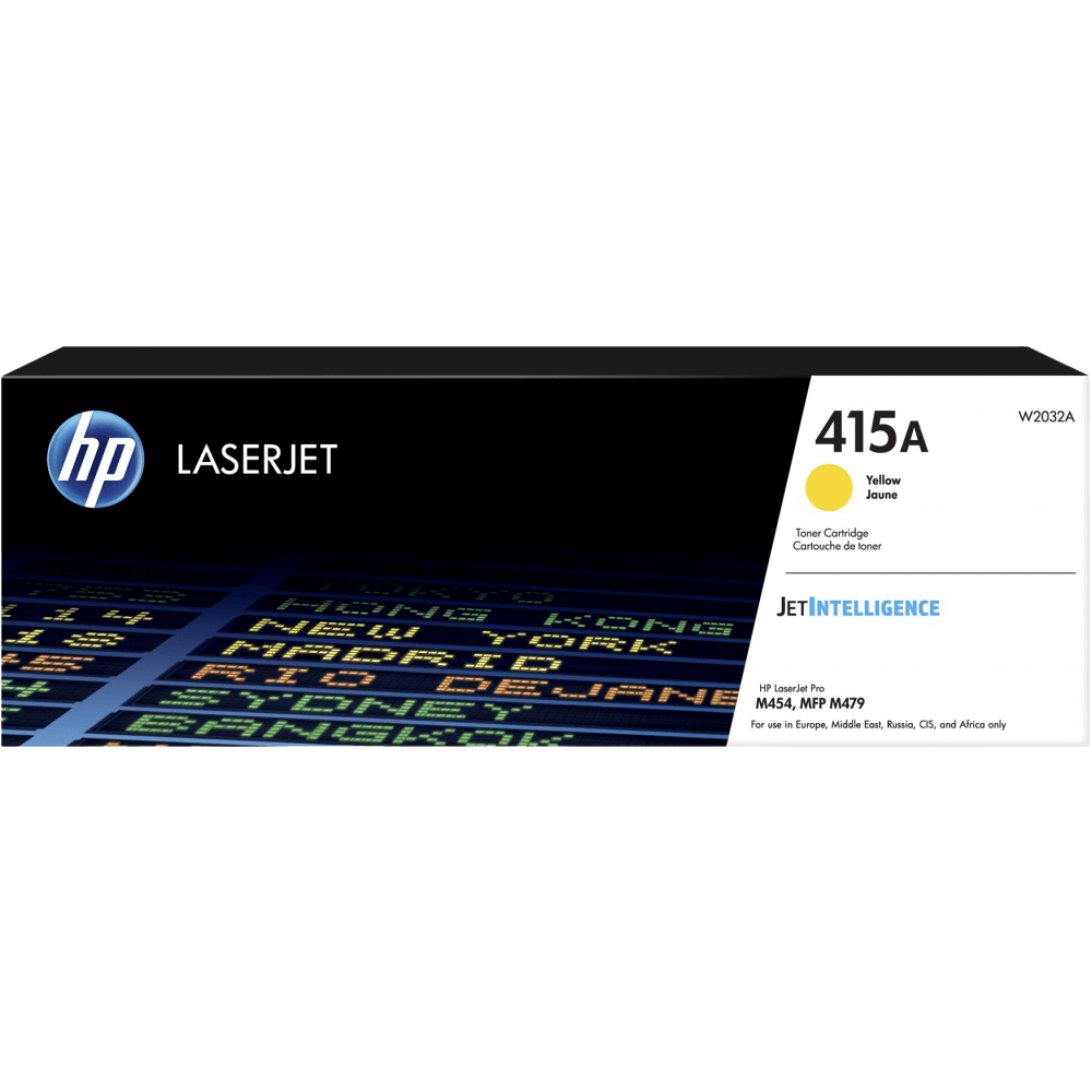 HP Original 415A W2032A gul toner | Innehåll: 2100 sidor