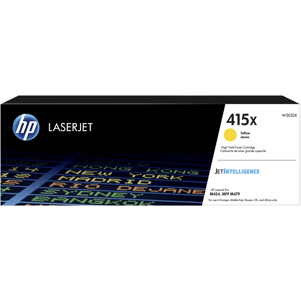 HP Original 415X W2032X XL gul toner | Innehåll: 6000 sidor