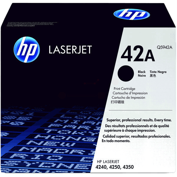 HP Original 42A Q5942A svart toner | Innehåll: 10000 sidor