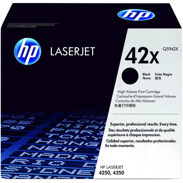 HP Original 42X Q5942X XL svart toner | Innehåll: 23000 sidor