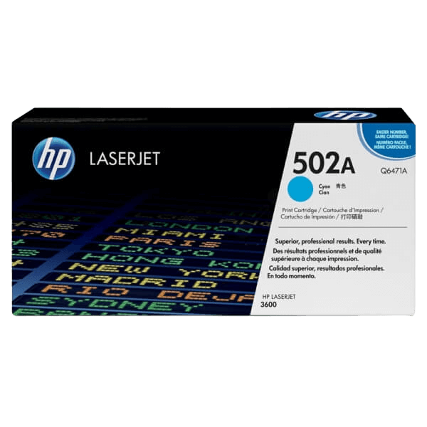 HP Original 502A Q6471A cyan toner | Innehåll: 4000 sidor
