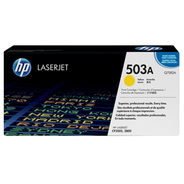 HP Original 503A Q7582A gul toner | Innehåll: 6000 sidor