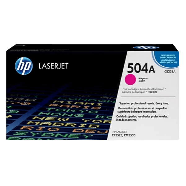 HP Original 504A CE253A magenta toner | Innehåll: 7000 sidor