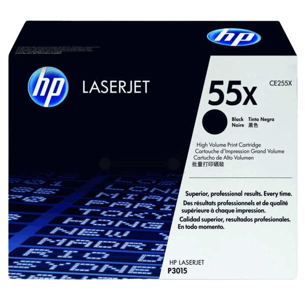 HP Original 55X CE255X XL svart toner | Innehåll: 12500 sidor