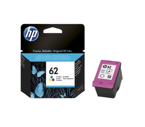 HP Original 62 C2P06AE 3 färger i en bläckpatron | Innehåll: 165 sidor