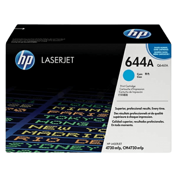 HP Original 644A Q6461A cyan toner | Innehåll: 12000 sidor