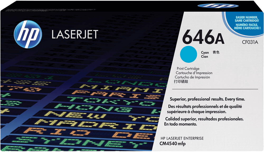 HP Original 646A CF031A cyan toner | Innehåll: 11000 sidor