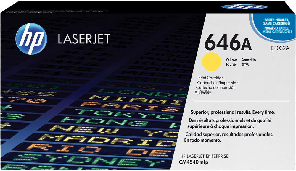 HP Original 646A CF032A gul toner | Innehåll: 11000 sidor