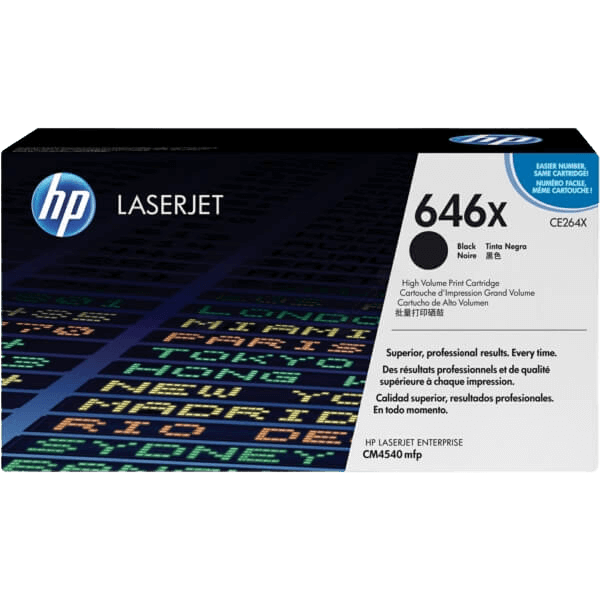HP Original 646X CE264X XL svart toner | Innehåll: 17000 sidor