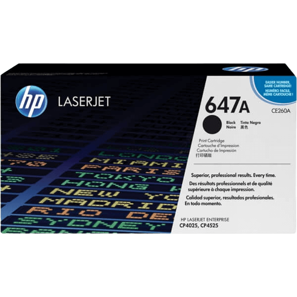 HP Original 647A CE260A svart toner | Innehåll: 8500 sidor
