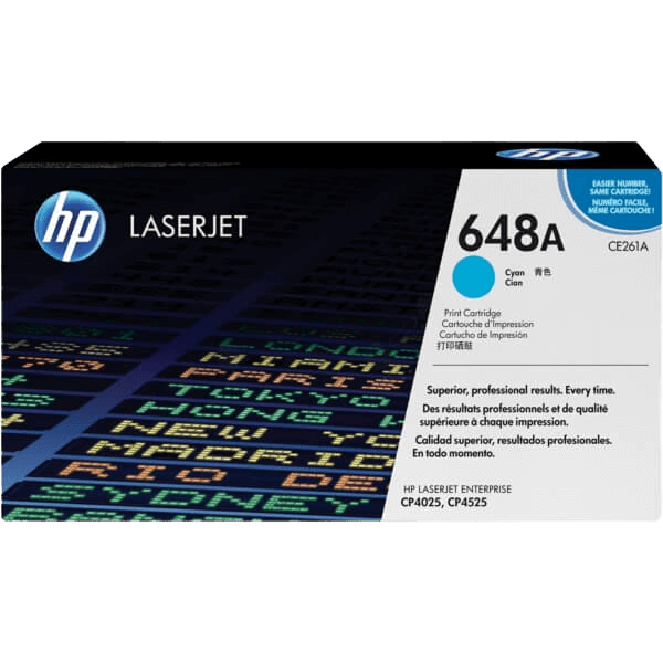 HP Original 648A CE261A cyan toner | Innehåll: 11000 sidor