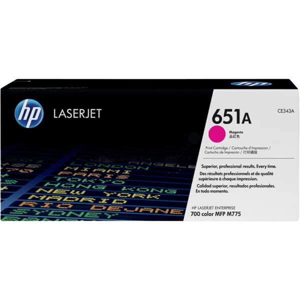 HP Original 651A CE343A magenta toner | Innehåll: 16000 sidor