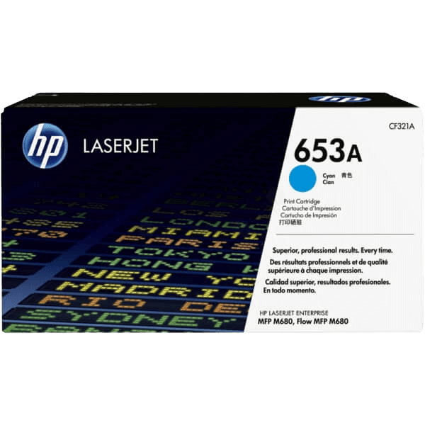 HP Original 653A CF321A cyan toner | Innehåll: 16000 sidor