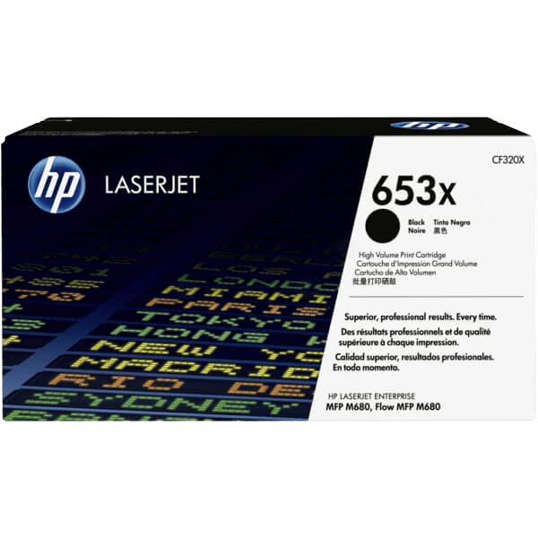 HP Original 653X CF320X XL svart toner | Innehåll: 20000 sidor