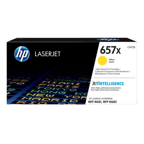HP Original 657X CF472X XL gul toner | Innehåll: 23000 sidor
