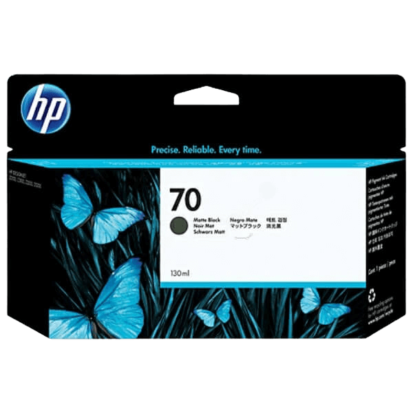 HP Original 70 C9448A matt svart bläckpatron | Innehåll: 130 ml.