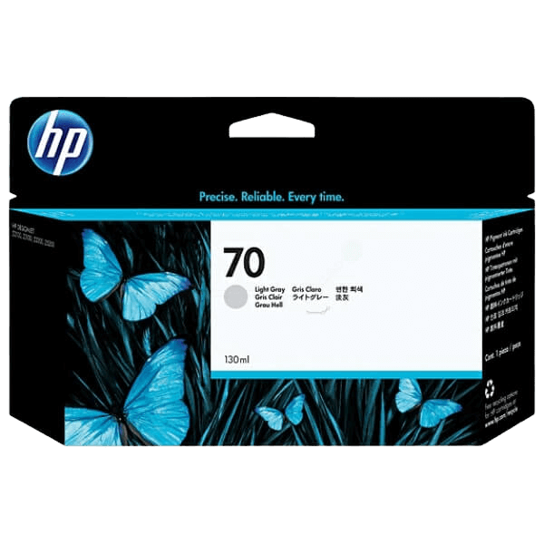 HP Original 70 C9451A ljusgrå bläckpatron | Innehåll: 130 ml.