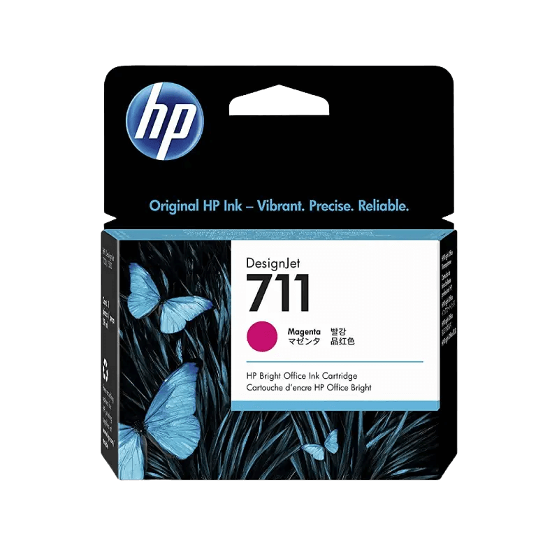 HP Original 711 CZ131A magenta bläckpatron | Innehåll: 29 ml.