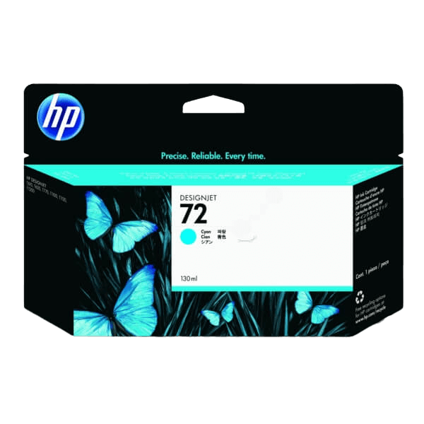 HP Original 72 C9371A XL cyan bläckpatron | Innehåll: 130 ml.