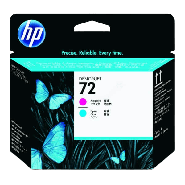 HP Original 72 C9383A cyan / magenta skrivhuvud