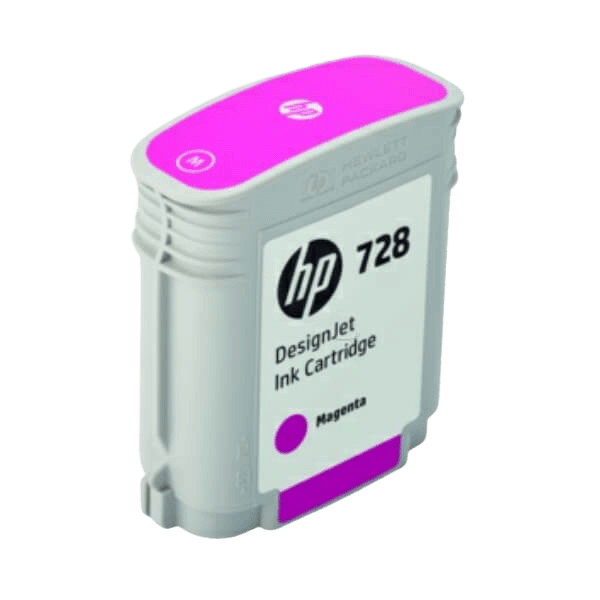 HP Original 728 F9J62A magenta bläckpatron | Innehåll: 40 ml.