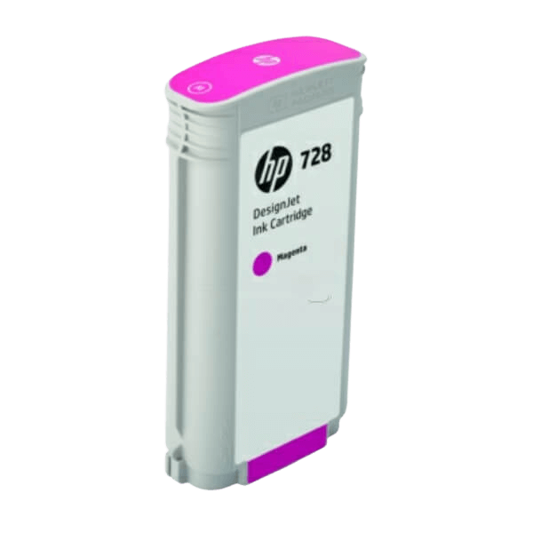 HP Original 728 F9J66A XL magenta bläckpatron | Innehåll: 130 ml.