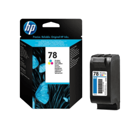 HP Original 78 C6578DE 3 färger i en bläckpatron | Innehåll: 19 ml.