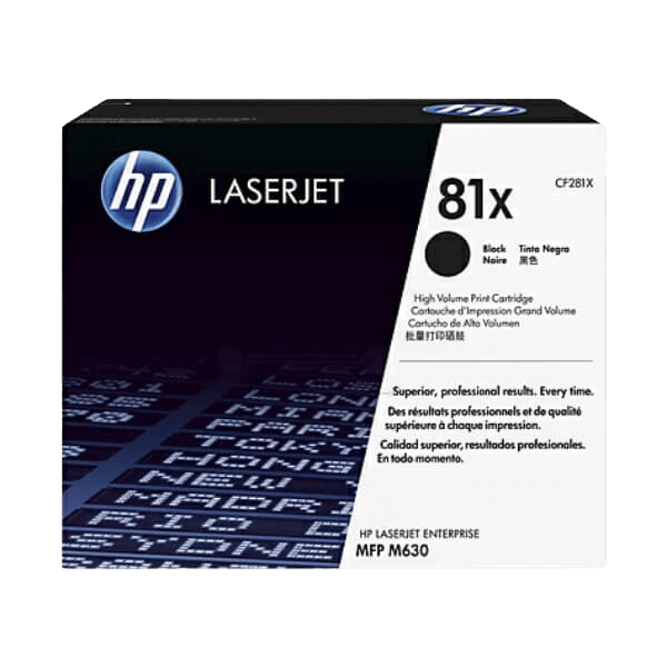 HP Original 81X CF281X XL svart toner | Innehåll: 25000 sidor