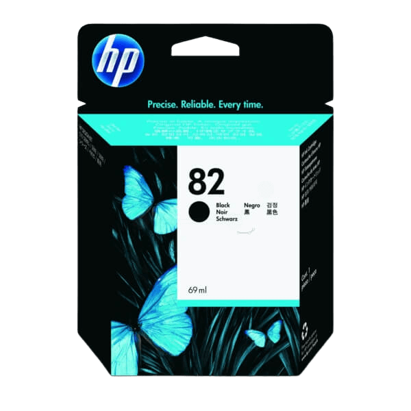 HP Original 82 CH565A svart bläckpatron | Innehåll: 69 ml.