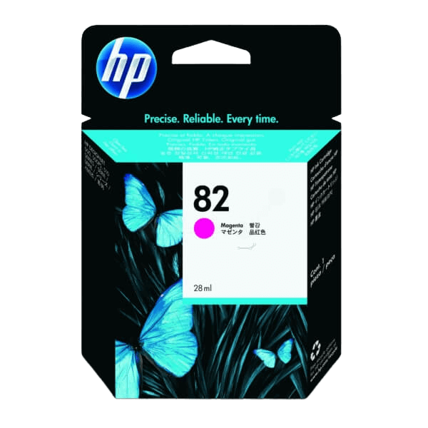 HP Original 82 CH567A magenta bläckpatron | Innehåll: 28 ml.