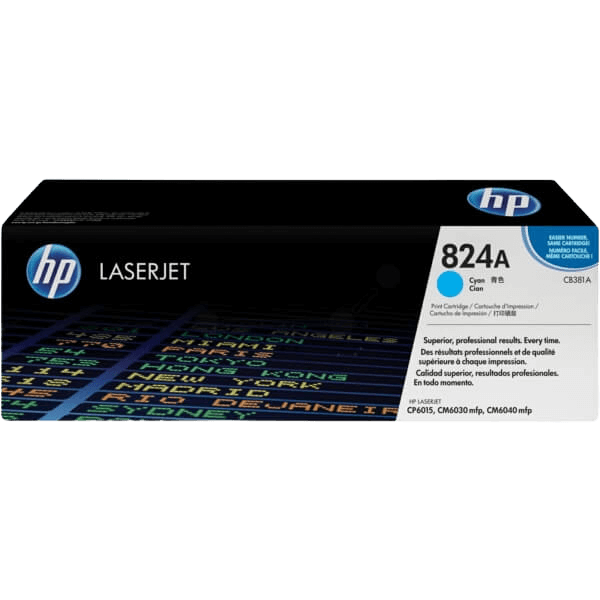 HP Original 824A CB381A cyan toner | Innehåll: 21000 sidor