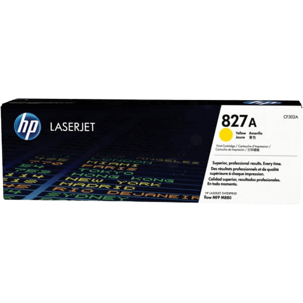 HP Original 827A CF302A gul toner | Innehåll: 32000 sidor