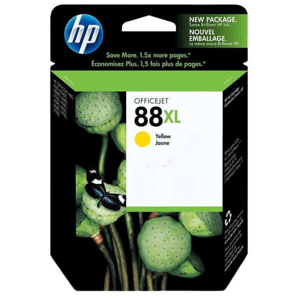 HP Original 88 C9393AE XL gul bläckpatron | Innehåll: 17 ml.