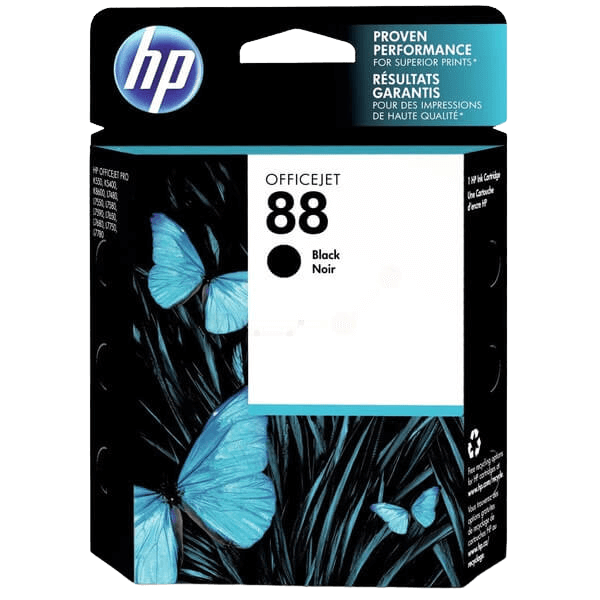 HP Original 88 C9396AE XL svart bläckpatron | Innehåll: 59 ml.