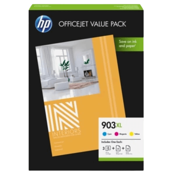 HP Original 903 1CC20AE XL 3 färger i en rabattpaket