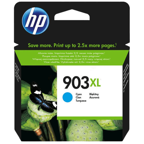 HP Original 903 T6M03AE XL cyan bläckpatron | Innehåll: 825 sidor