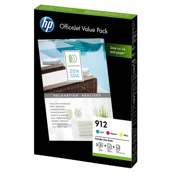 HP Original 912 6JR41AE 3 färger i en rabattpaket