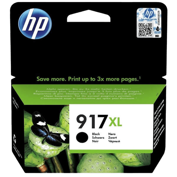 HP Original 917XL 3YL85AE XXL svart bläckpatron | Innehåll: 1500 sidor