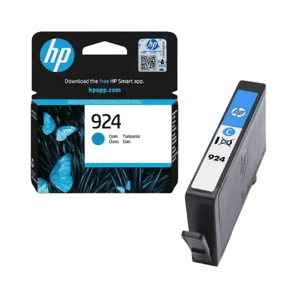 HP Original 924 4K0U3NE cyan bläckpatron | Innehåll: 400 sidor