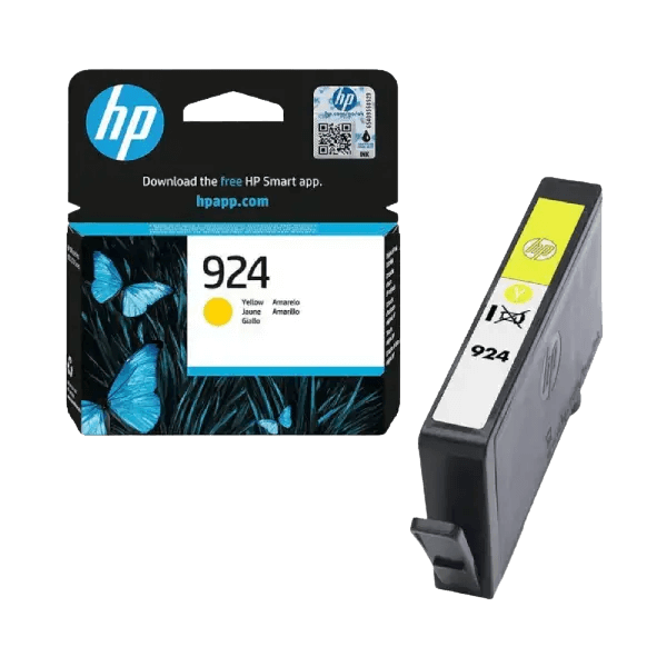 HP Original 924 4K0U5NE gul bläckpatron | Innehåll: 400 sidor