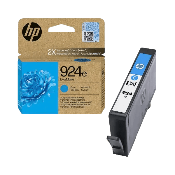 HP Original 924E 4K0U7NE XL cyan bläckpatron | Innehåll: 800 sidor