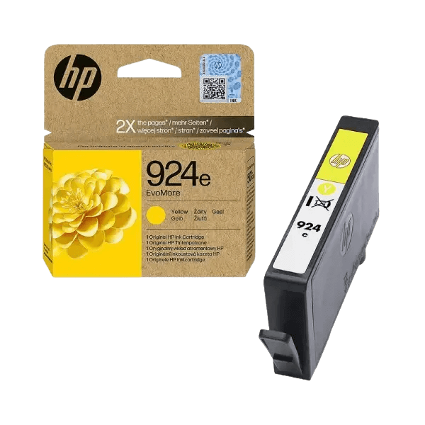 HP Original 924E 4K0U9NE XL gul bläckpatron | Innehåll: 800 sidor