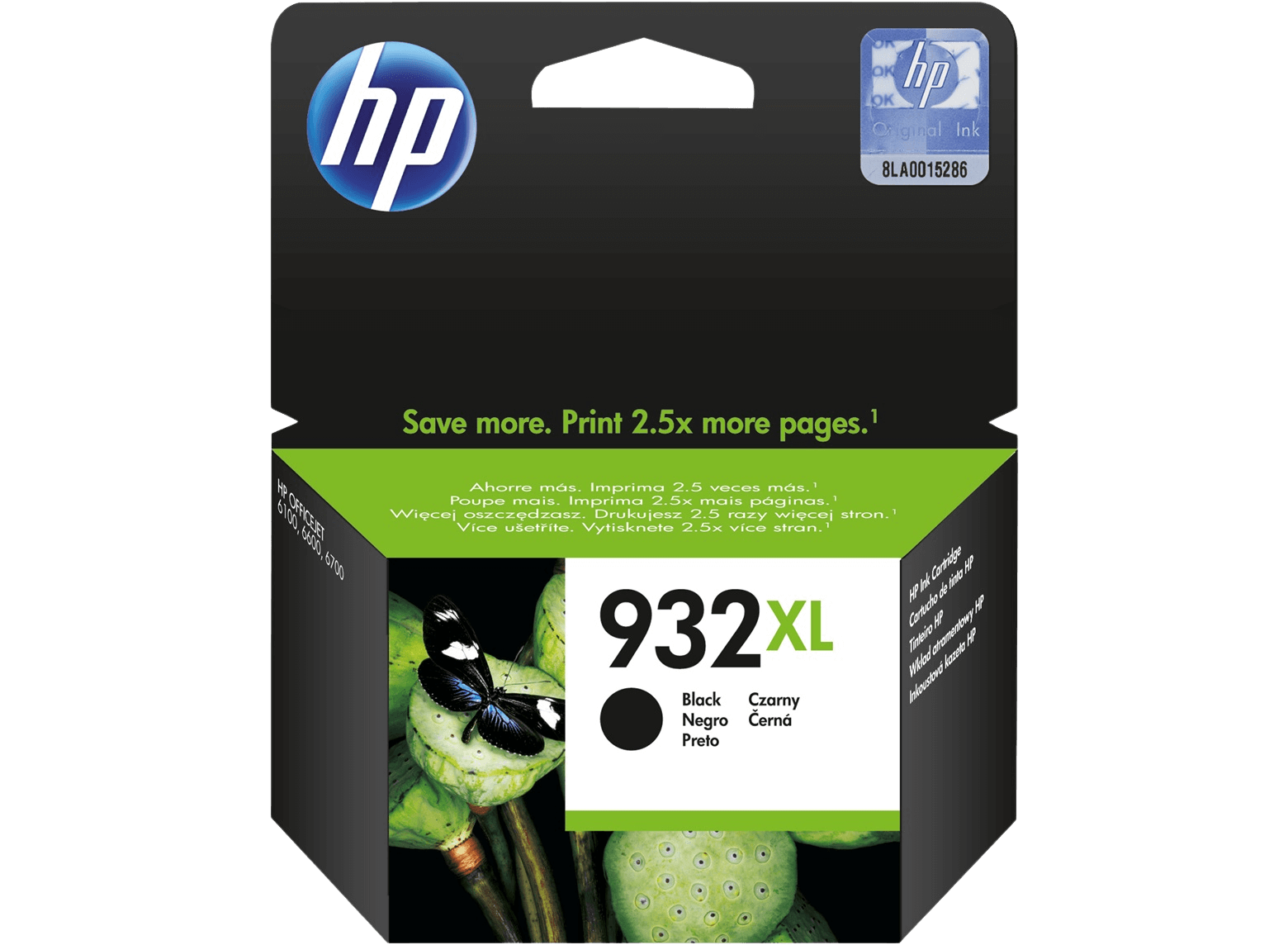 HP Original 932 CN053AE XL svart bläckpatron | Innehåll: 1000 sidor