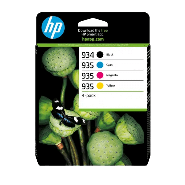 HP Original 934 + 935 6ZC72AE CMYK rabattpaket | Innehåll: 1600 sidor