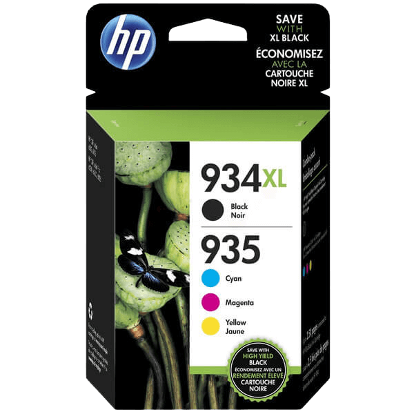 HP Original 934 + 935 X4E14AE XL CMYK rabattpaket