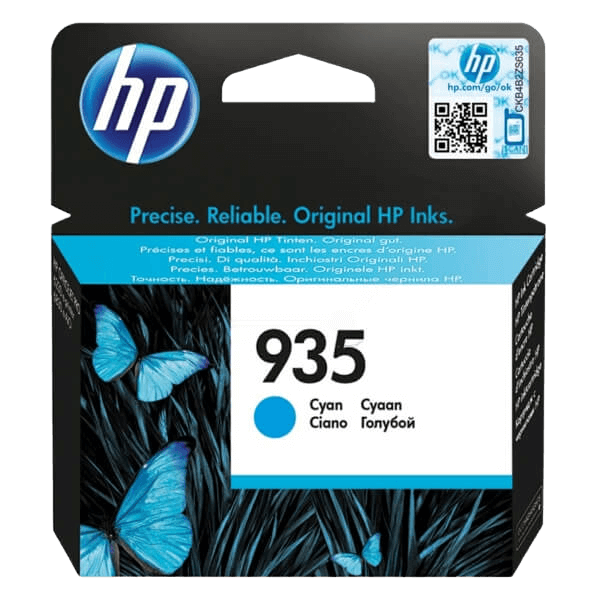 HP Original 935 C2P20AE cyan bläckpatron | Innehåll: 4 ml.